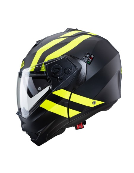 CASCO CABERG DUKE II MODULAR SUPER LEGEND NEGRO MATE FLUOR Para C