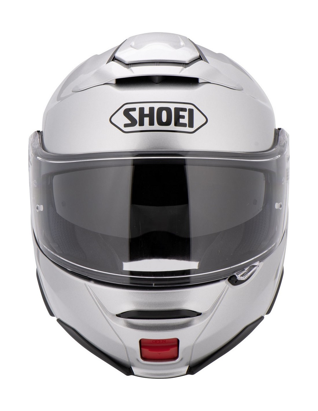 Casco Shoei Modular Neotec Ii Plata Metalizado Para Cascos Modulares