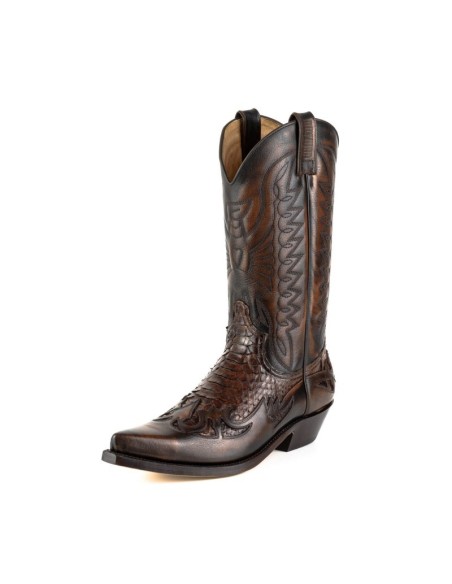 BOTA COWBOY MILANELO ZAMORA PITÓN CUERO 12