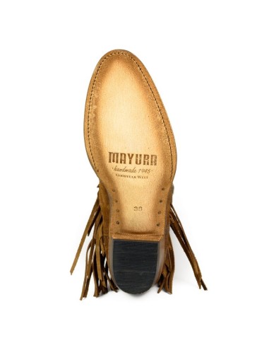 BOTA BOHO AFELPADO TABACO MAYURA