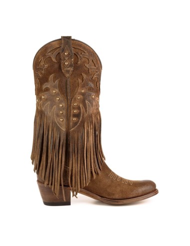 BOTA BOHO AFELPADO TABACO MAYURA