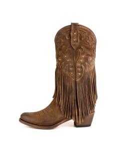 BOTA BOHO AFELPADO TABACO MAYURA 2