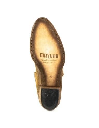 BOTA BOHO CRISTI AFELPADO TABACO MAYURA