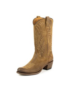 BOTA BOHO CRISTI AFELPADO TABACO MAYURA