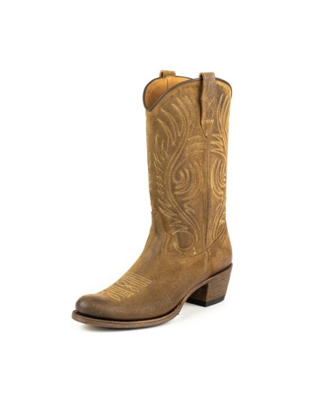 BOTA BOHO CRISTI AFELPADO TABACO MAYURA