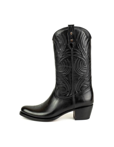 BOTA BOHO CRISTI NAPPA NEGRO MAYURA