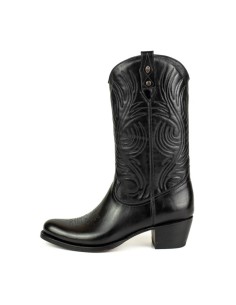 BOTA BOHO CRISTI NAPPA NEGRO MAYURA 2