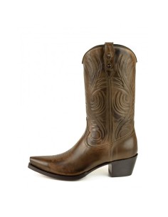 BOTA COWBOY VIRGI NAPPA MARRÓN MAYURA 2