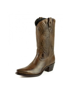 BOTA COWBOY VIRGI NAPPA MARRÓN MAYURA