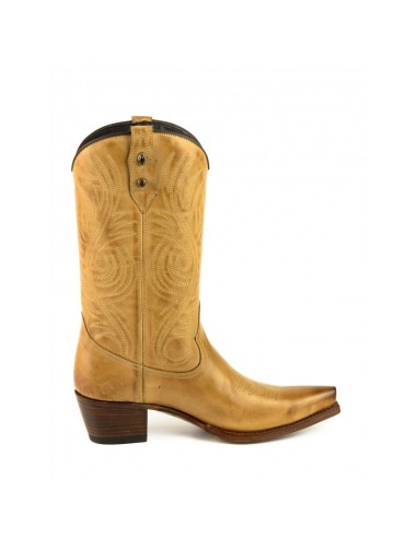 BOTA COWBOY VIRGI NAPPA VAINILLA MAYURA
