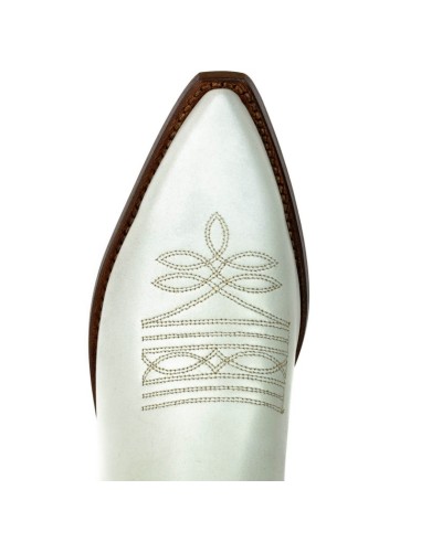 BOTA COWBOY VINTAGE BLANCO HUESO MAYURA