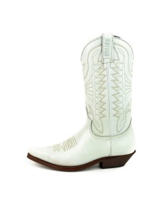 BOTA COWBOY VINTAGE BLANCO HUESO MAYURA 2