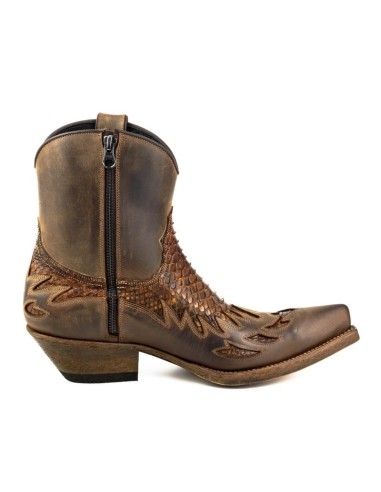 BOTA COWBOY CRAZY OLD SADALE-PITÓN TIERRA MATE 12 MAYURA