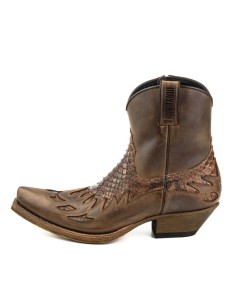 BOTA COWBOY CRAZY OLD SADALE-PITÓN CASTAÑO MATE 12 MAYURA 2