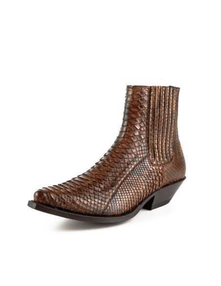 BOTA EXOTICA HARRIER M -50 PITON COÑAC MAYURA