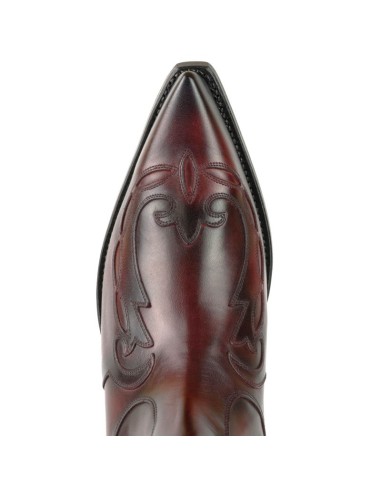 BOTA COWBOY AUSTIN-1931 BURDEOS-NEGRO MAYURA