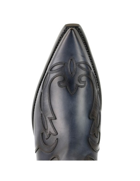 BOTA COWBOY AUSTIN-1931 GRIS-NEGRO MAYURA