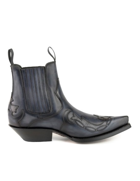 BOTA COWBOY AUSTIN-1931 GRIS-NEGRO MAYURA