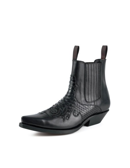 BOTA COWBOY ROCK-2500 PITON NEGRO MAYURA BOTA COWBOY ROCK-2500 PITON NEGRO MAYURA