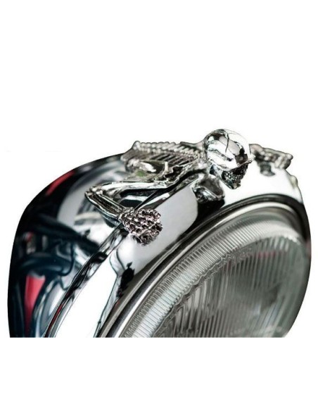 EMBELLECEDOR SKELETON PARA FARO AUXILIAR 10 A 12 CM DE DIAMETR