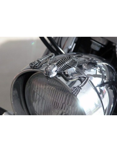 EMBELLECEDOR SKELETON PARA FARO AUXILIAR 10 A 12 CM DE DIAMETR