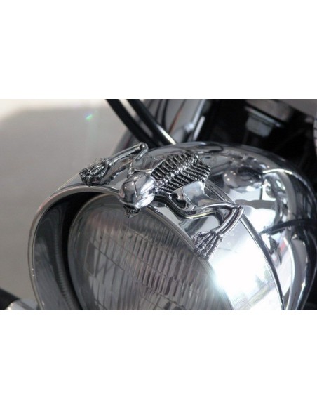 EMBELLECEDOR SKELETON PARA FARO AUXILIAR 10 A 12 CM DE DIAMETR