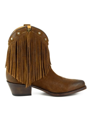 BOTA COWBOY 2374 ATENEA-F AFELPADO MARRÓN TABACO MAYURA