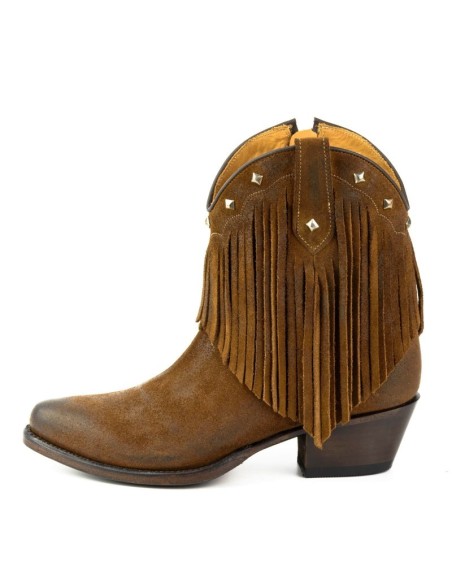 BOTA COWBOY 2374 ATENEA-F AFELPADO MARRÓN TABACO MAYURA