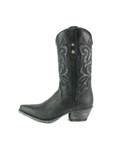 BOTA STYLE FASHION 2524 ALABAMA NEGRO LAVADO MAYURA 2