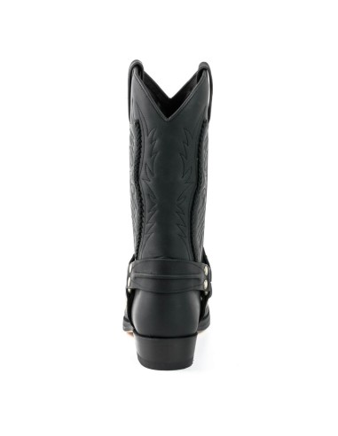 BOTA BIKER 7 PULL GRASS NEGRO MAYURA