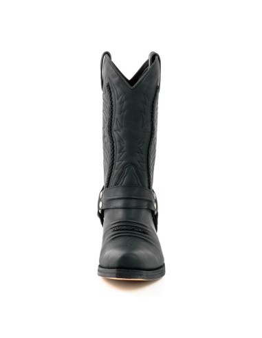BOTA BIKER 7 PULL GRASS NEGRO MAYURA
