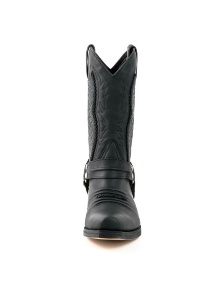 BOTA BIKER 7 PULL GRASS NEGRO MAYURA