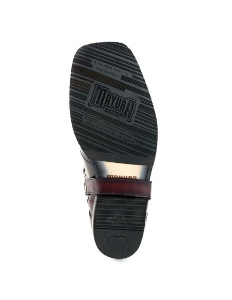 BOTA COWBOY INDIAN 2471 BURDEOS - NEGRO MAYURA