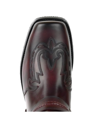 BOTA COWBOY INDIAN 2471 BURDEOS - NEGRO MAYURA