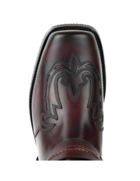 BOTA COWBOY INDIAN 2471 BURDEOS - NEGRO MAYURA
