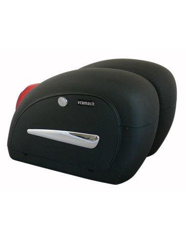 ALFORJAS RÍGIDAS MINI FREE BIKER NEGRO MATE UNIVERSALES