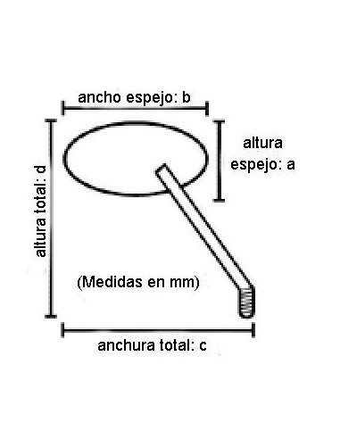 ESPEJO MAGAZI RECTANGULAR UNIVERSAL