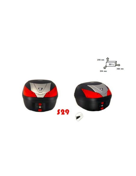 BAUL RÍGIDO TOPCASES BASIC S29 UNIVERSAL