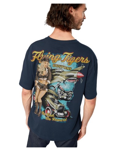 CAMISETA TIGER PIN-UP LETHAL THREAT para Camisetas Manga Corta