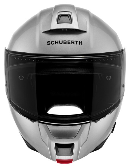 CASCO C5 SCHUBERTH MODULAR PLATA BRILLO