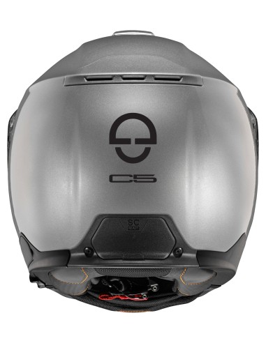 CASCO C5 SCHUBERTH MODULAR PLATA BRILLO