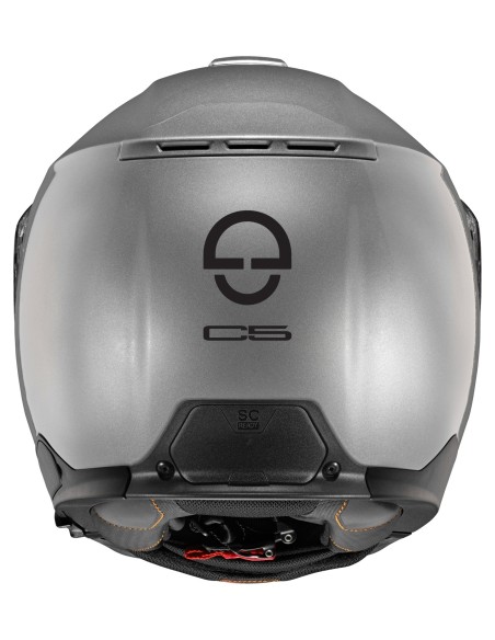 CASCO C5 SCHUBERTH MODULAR PLATA BRILLO