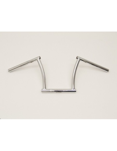 MANILLAR Z-BARS ANCHO 75,5 CM. 25,4 MM NEGRO CON MUESCA CABLE Y 3 RANURAS CABLEADO INT