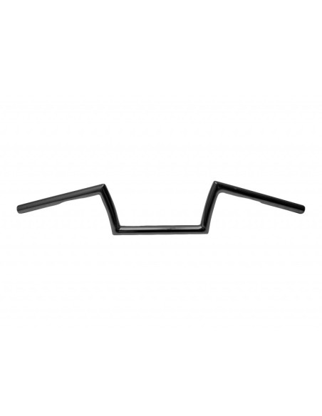 MANILLAR Z-BARS ANCHO 78 CM. 25,4 MM NEGRO CON MUESCA CABLE Y 3 RANURAS CABLEADO INT