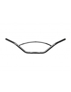 MANILLAR CROSS BARS NEGRO ANCHO 87 CM. 25,4 MM CON HD CABLES Y PUNTAL RED