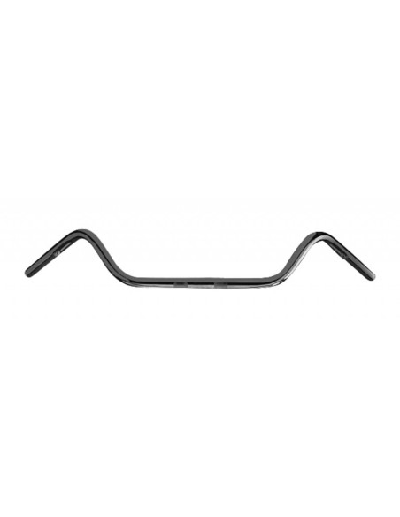 MANILLAR CHOPPER NEGRO ANCHO 88,5 CM. 25,4 MM CON HENDIDURAS CABLES