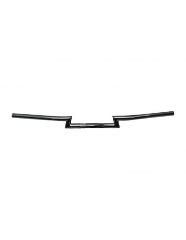 MANILLAR Z-BARS NEGRO ANCHO 85 CM. 25,4 MM CON HD CABLES