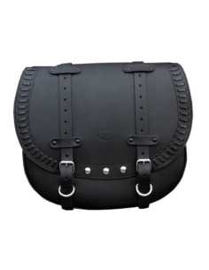 ALFORJA LATERAL PIEL FAT BANDO BASICA UNIVERSAL 2