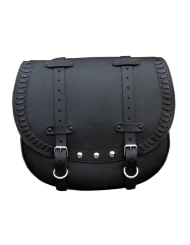 ALFORJA LATERAL PIEL FAT BANDO BASICA UNIVERSAL