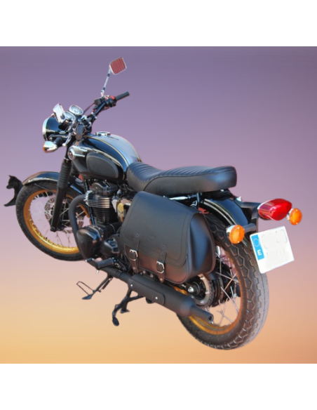 ALFORJA LATERAL PIEL SCIPION BÁSICA UNIVERSAL IZDA